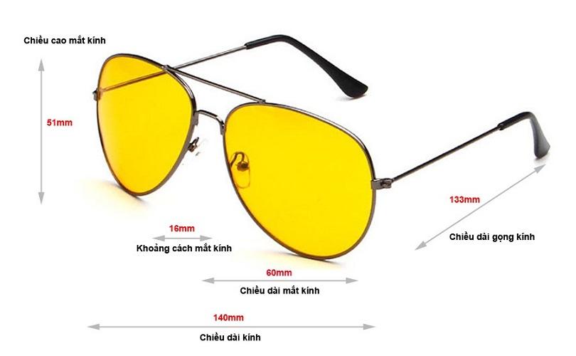 Kính đi đường ban đêm chống chói và bảo vệ mắt