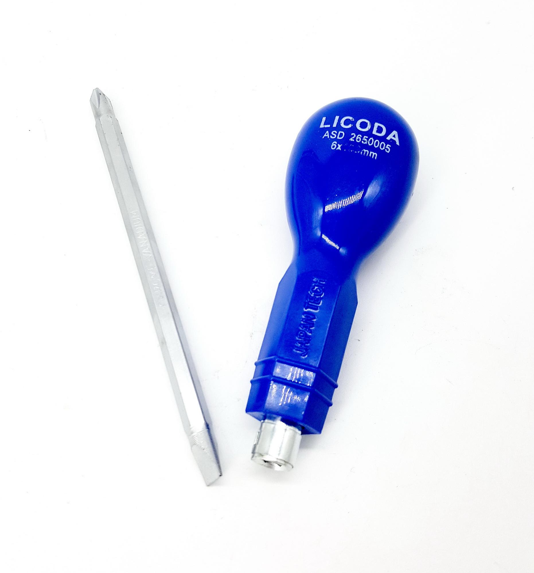 Tua vít licoda 2 đầu 6x100mm