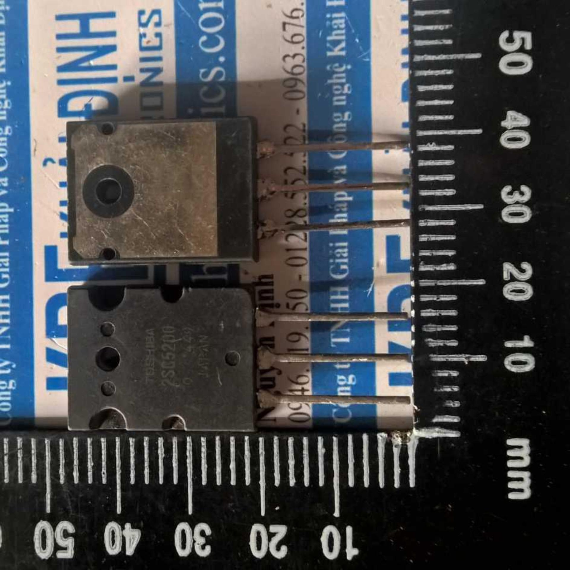 2 con  2SC5200 C5200 NPN 15A 230V TO-3P (CẶP VỚI 2SA1943) kde1569