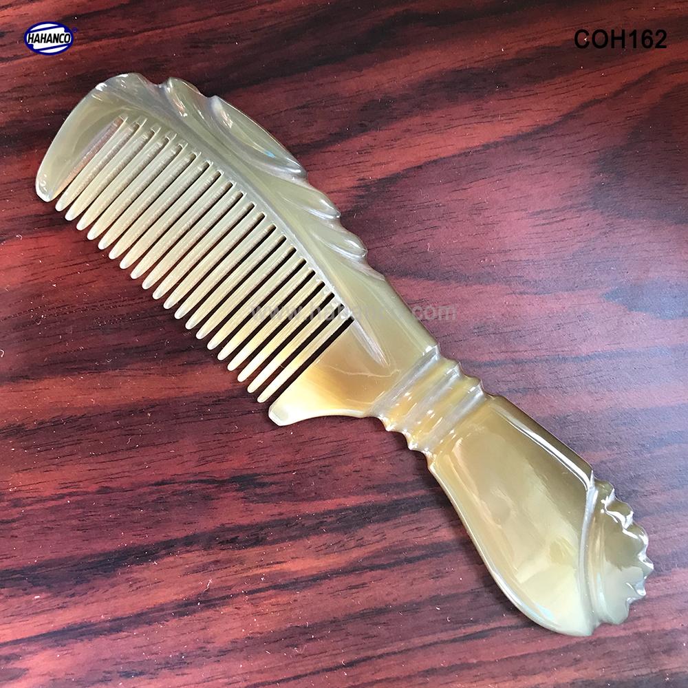 Lược sừng xuất nhật - coh162 có thể bỏ túi - horn comb of hahanco - có lợi cho sức khỏe