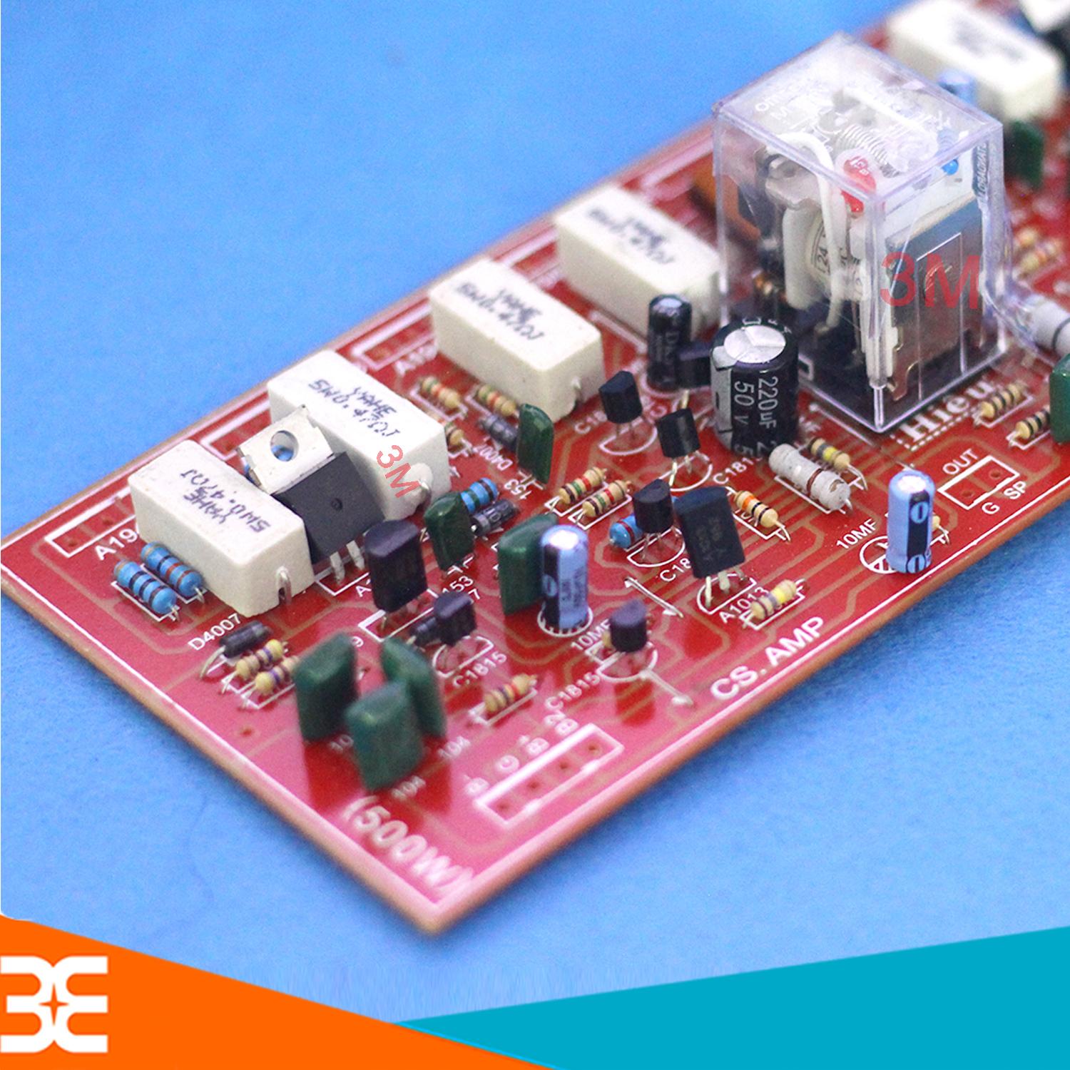 Board Khuếch Đại Công Suất 8 Sò 250W Có Relay Bảo Vệ Chính Hãng( chưa bao gồm sò)