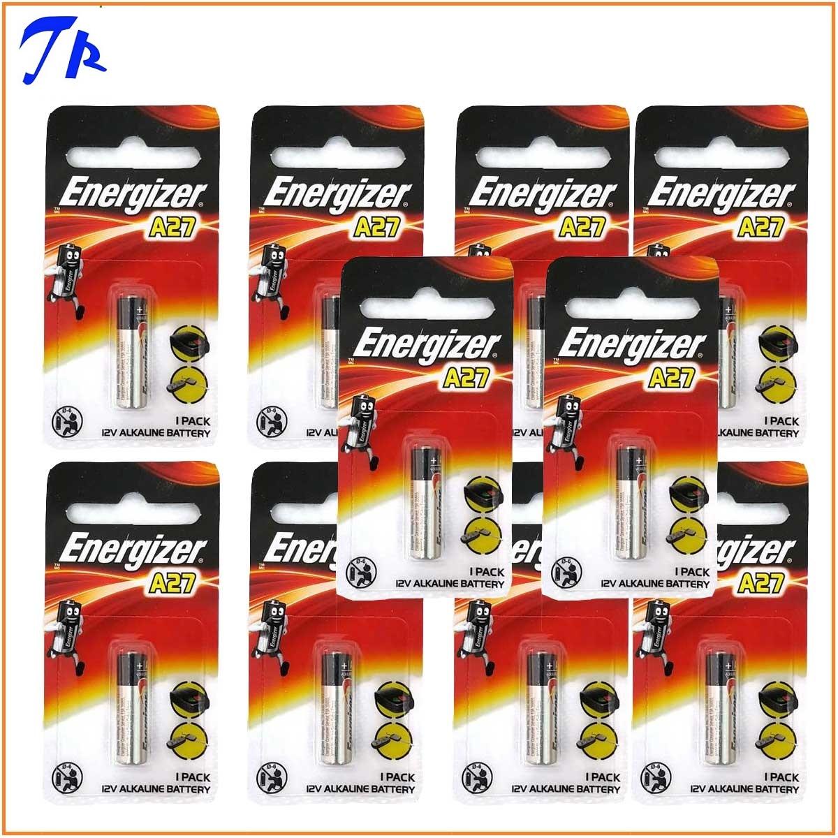 10 viên Pin A27 Energizer 12V pin cửa cuốn pin chuông cửa nhà