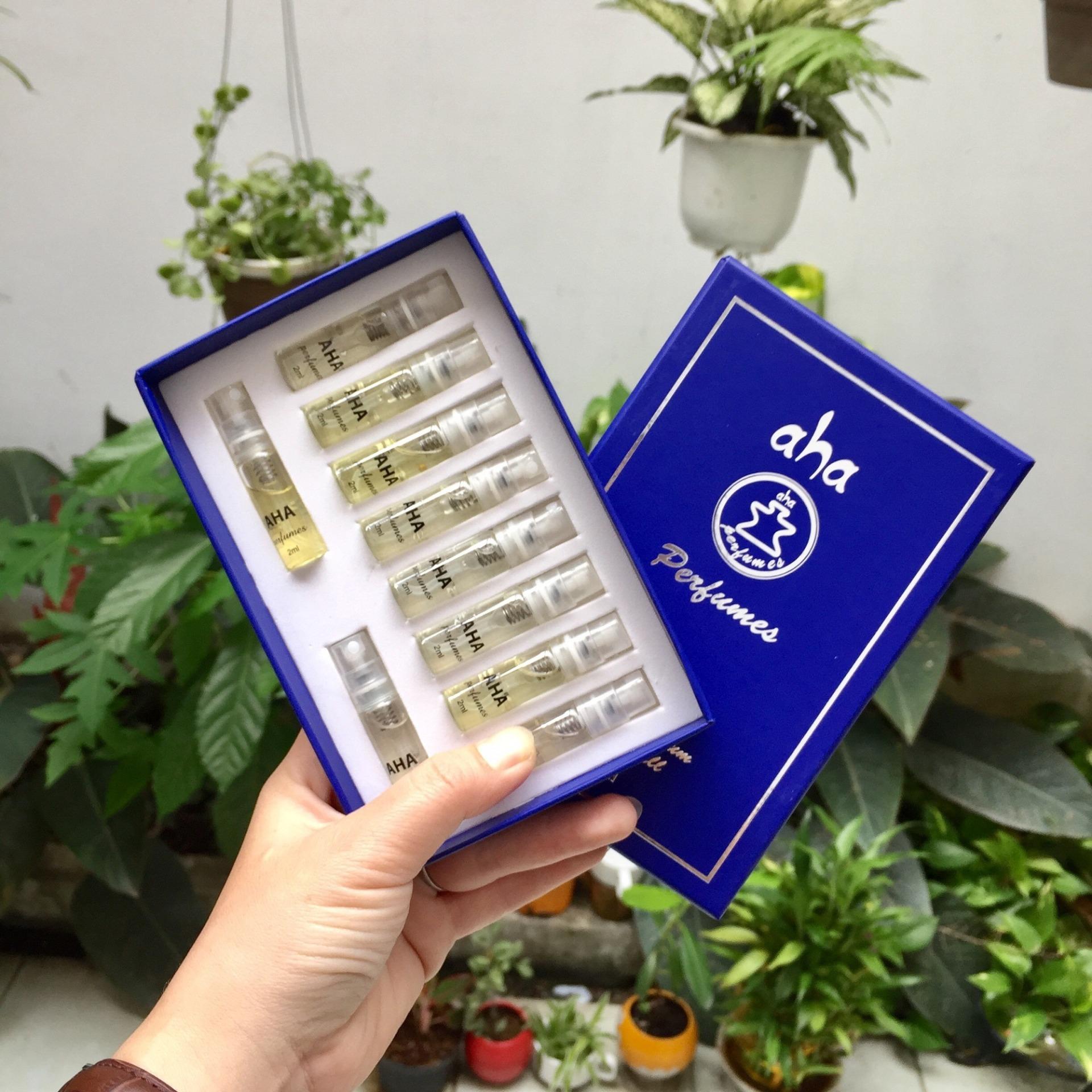 Combo 10 mẫu thử 2ml dạng xịt nước hoa nam AHAPERFUMES