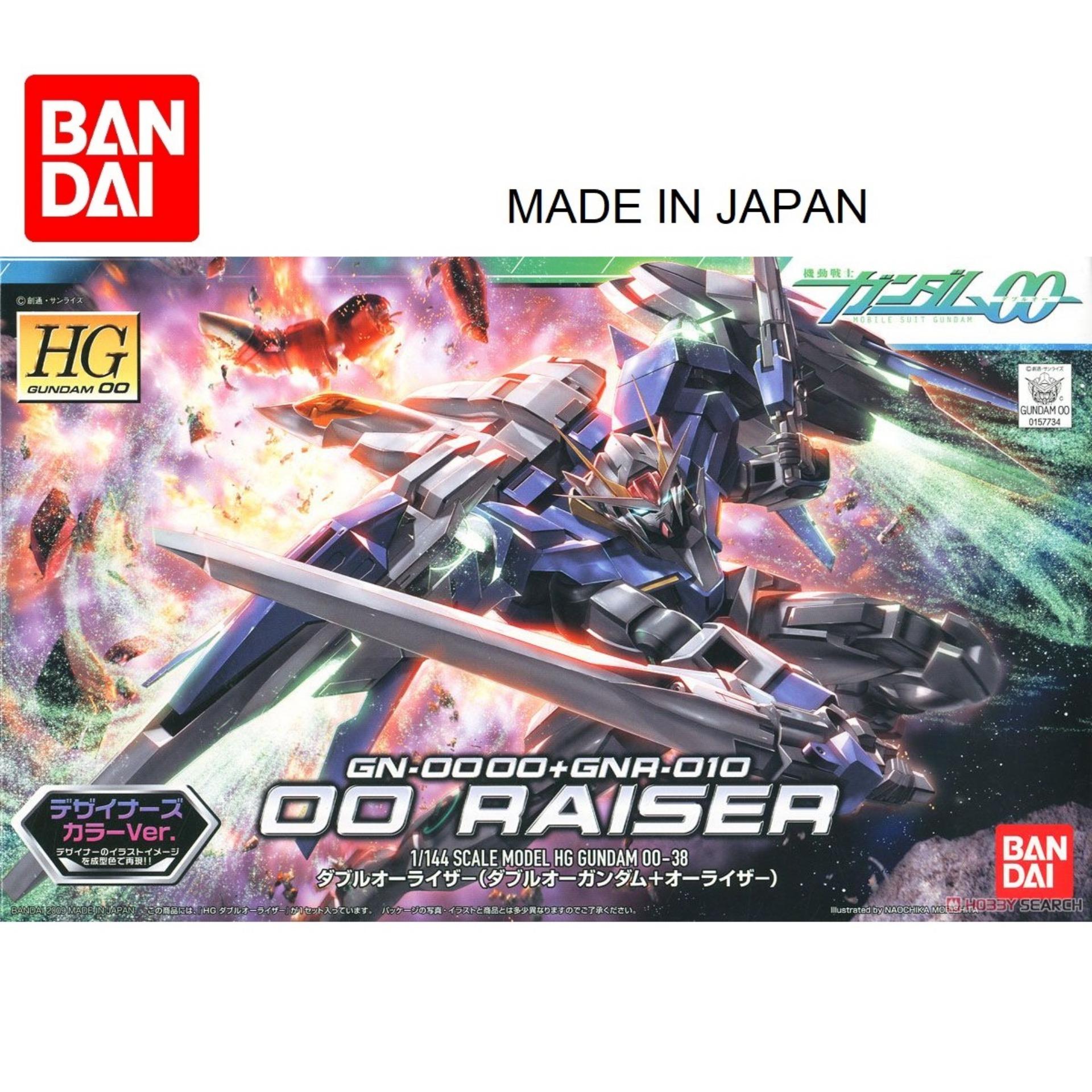 Mô hình gundam bandai 1/144 hg00 gn-0000+gnr-010 00raiser serie hg00