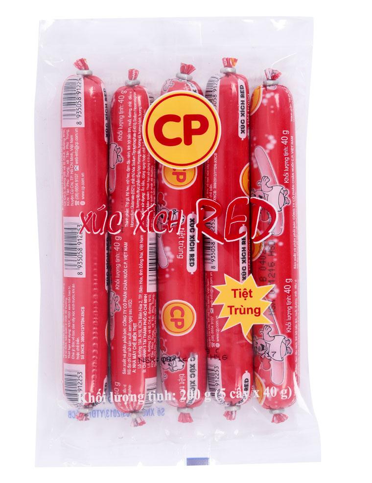 Combo 6 gói xúc xích tuyệt trùng CP gói 200g