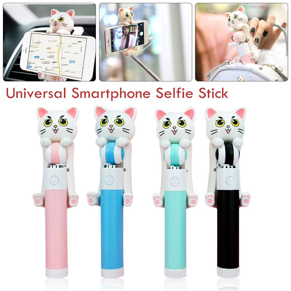 Gậy tự sướng Selfie Stick Meo Meo Hàn Quốc siêu kute