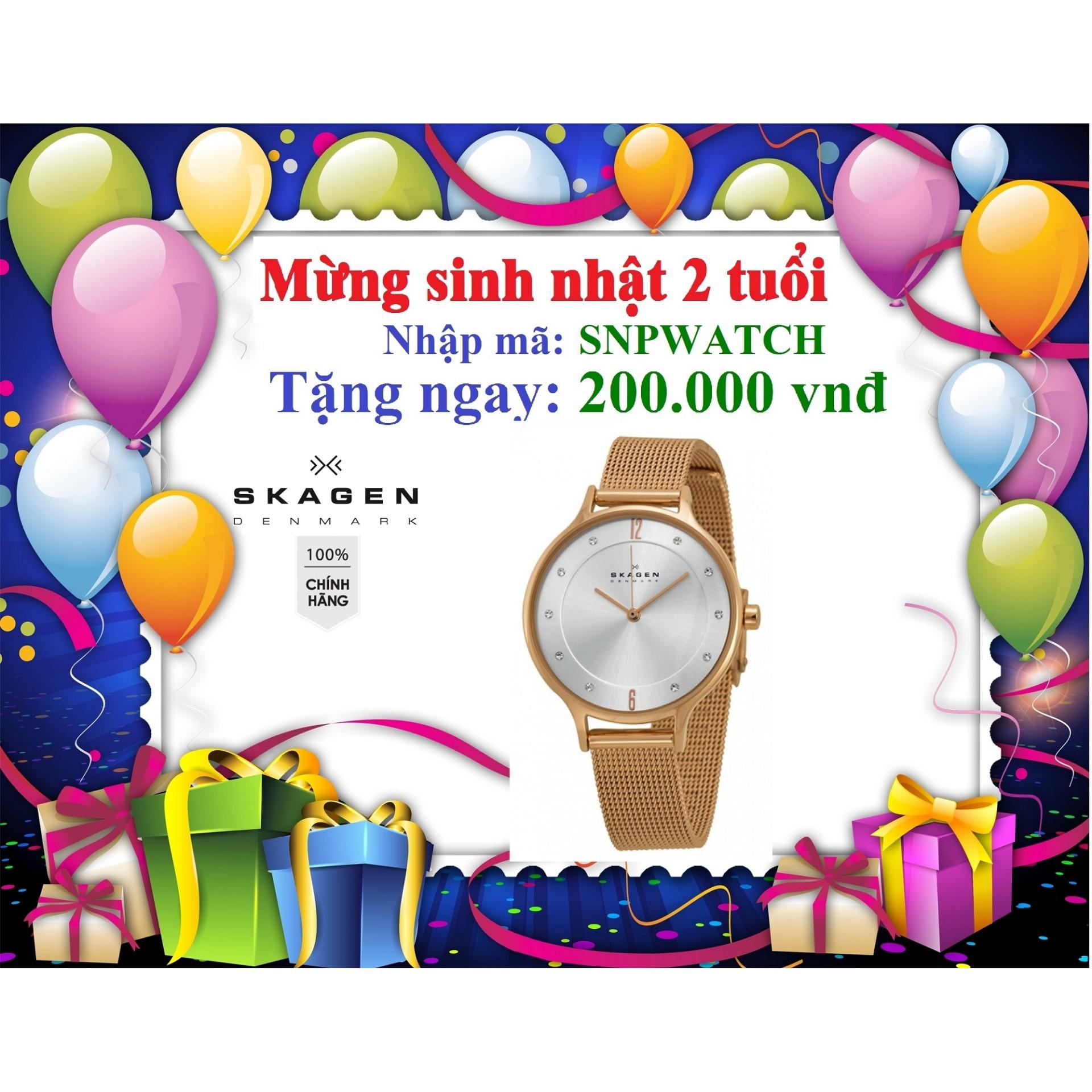 Đồng hồ nữ skagen skw2151 - mặt 30mm