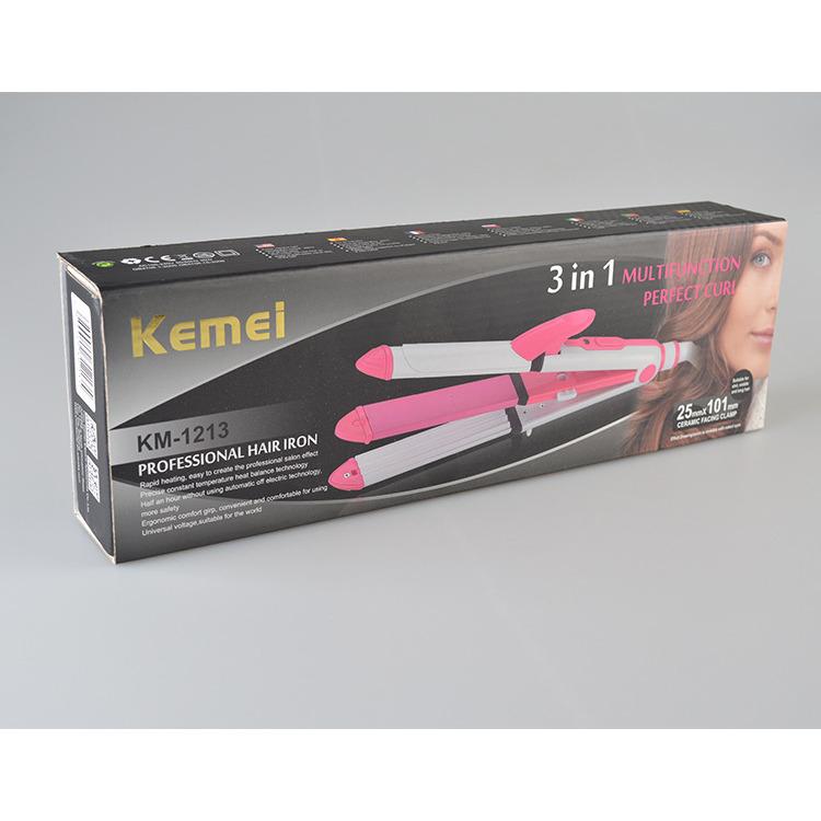 [HCM]MÁY TẠO KIỂU TÓC ĐA NĂNG 3IN1 KEMEI 1213 Chính Hãng