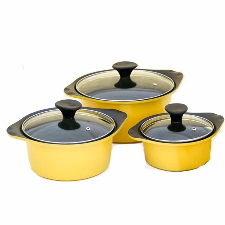 Bộ nồi nhôm đúc Goldsun AD02-3106AG công nghệ Hàn Quốc