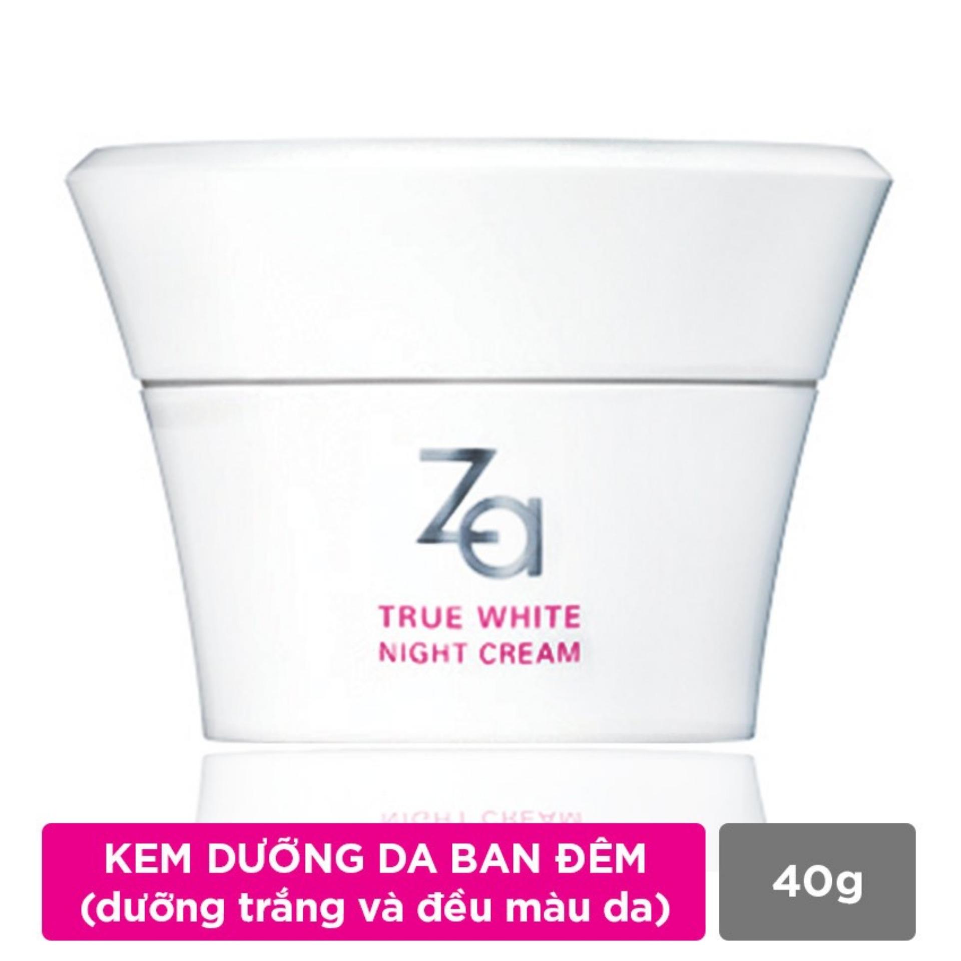 Kem dưỡng trắng da Ban đêm Za True White Ex Night Cream (40ml)
