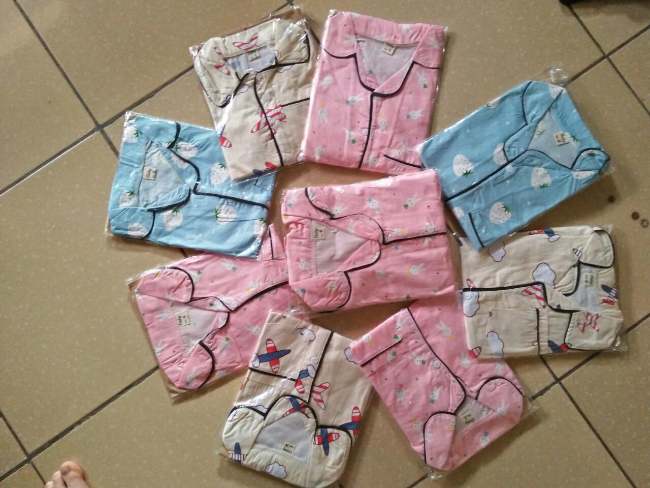 bộ pijama cho bé gái và trai