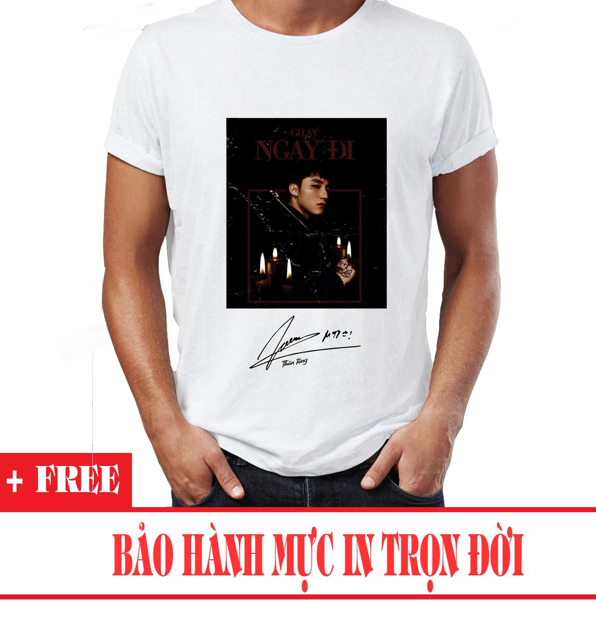 Áo thun in hình Sơn Tùng MTP (Trắng) - Cả Nam và Nữ đều mặc được