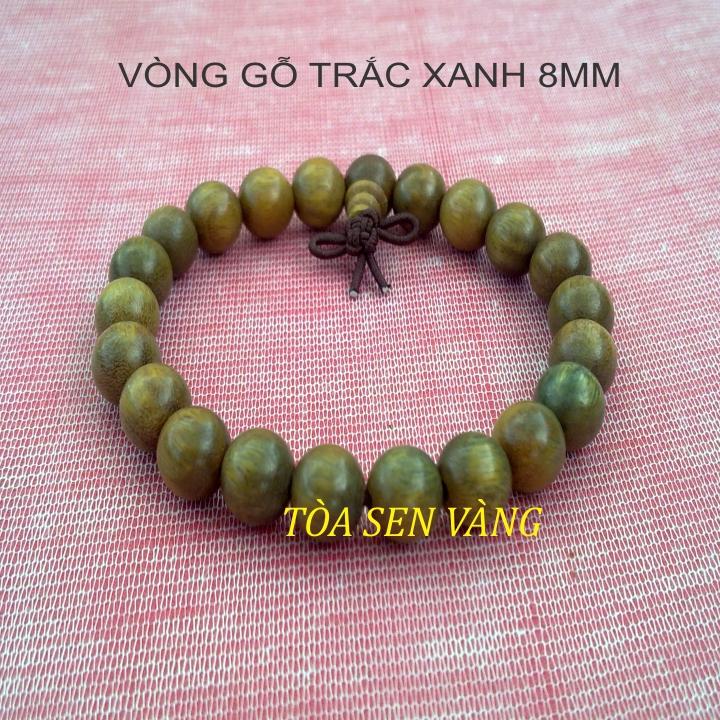 [HCM]Vòng tay gỗ trắc xanh 8mm