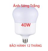 Bóng Đèn LED bulb 40W E27 công suất lớn Ánh sáng trắng