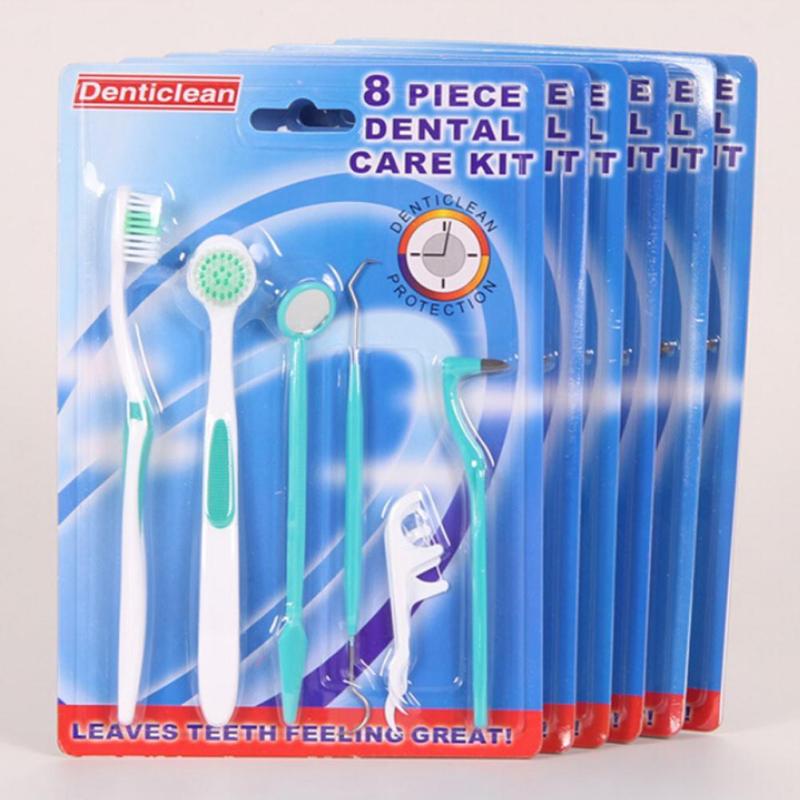 Bộ dụng cụ làm sạch răng miệng Denticlean 8 món
