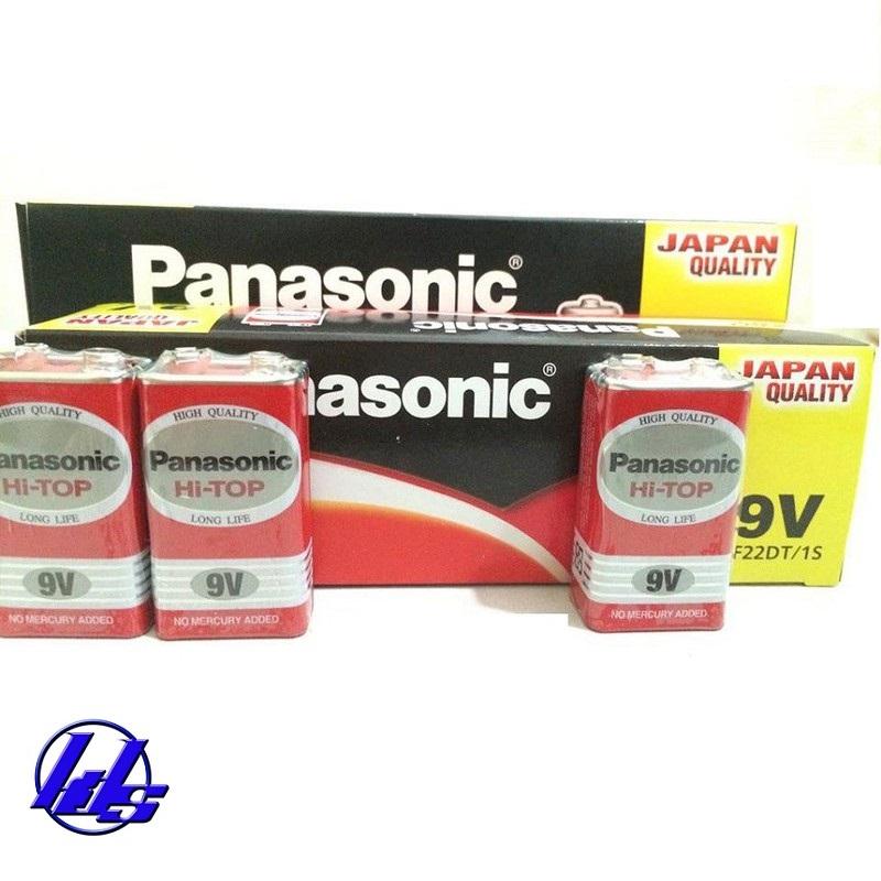 Pin vuông 9V Panasonic 6F22 - Hộp 12 viên