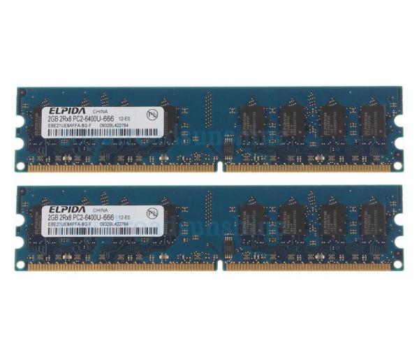 Bộ nhớ trong Ram máy tính để bàn DDR2 2gb bus 667/800Mhz - hàng nhập khẩu
