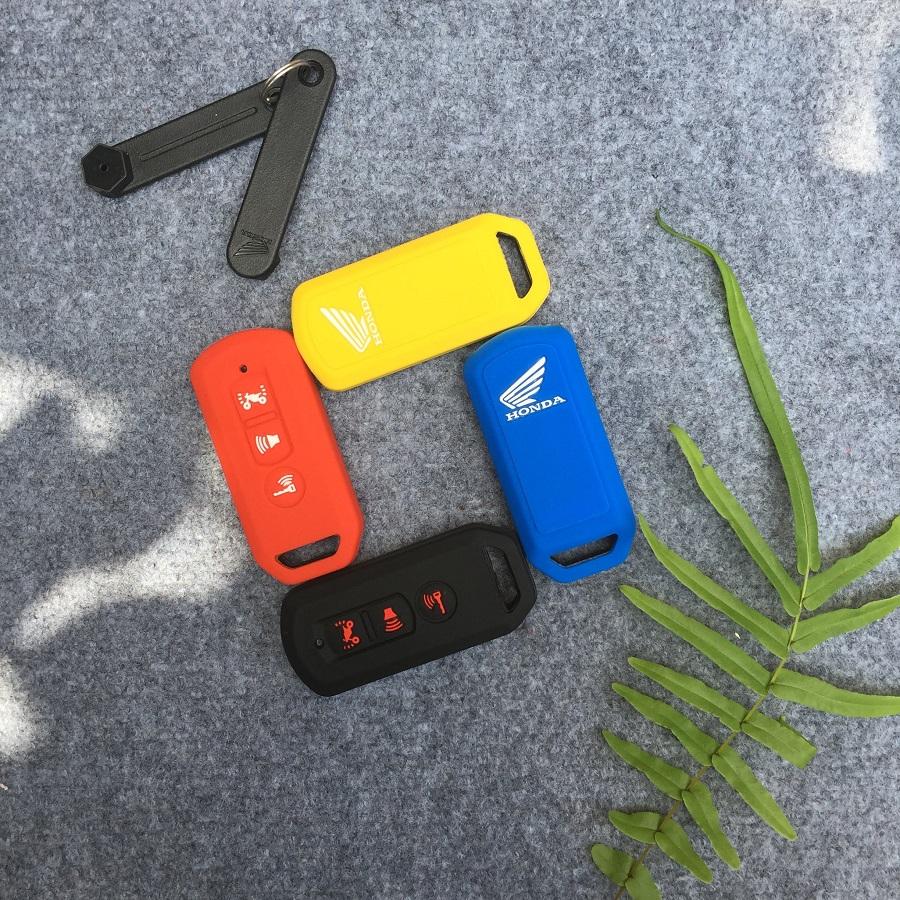 Bọc khóa smartkey Honda SH,SHmode, PCX màu Đỏ cam