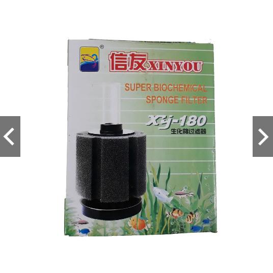 [HCM]Lọc Sủi Vi Sinh XY180 Cho Hồ Cá - Lọc Hơi Bio Xốp Lọc Mút Cho Bể Cá Thủy Sinh