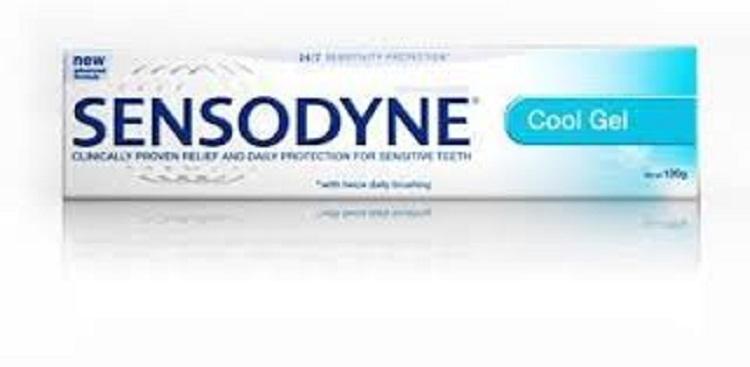 Combo 4 tuýp kem đánh răng sensodyne cool gel thái lan 100g