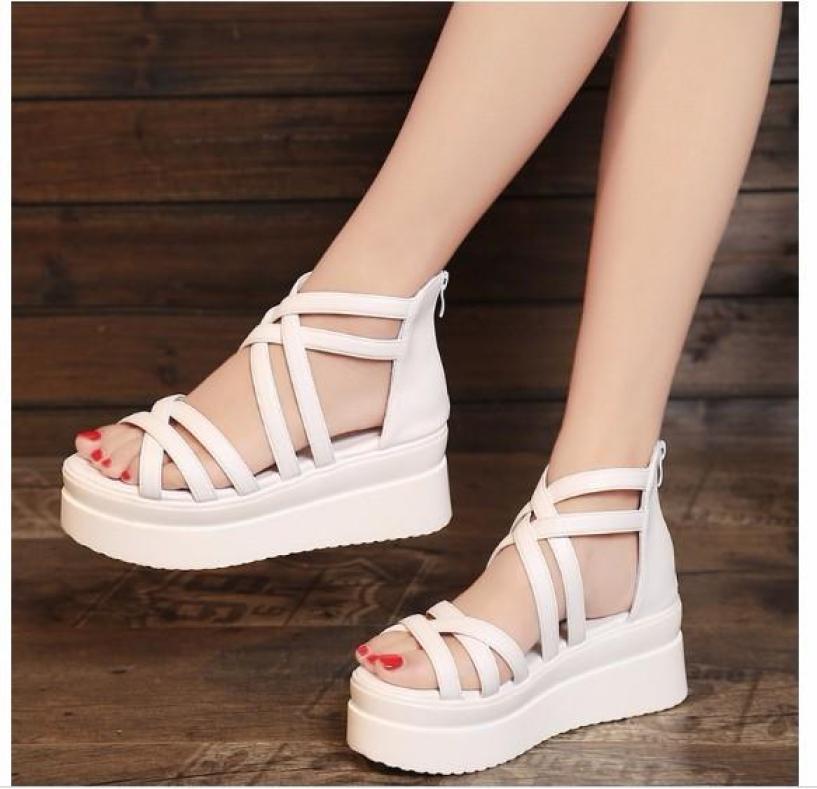 Giày Sandal đế xuồng phong cách Hàn Quốc - SS11 giá rẻ