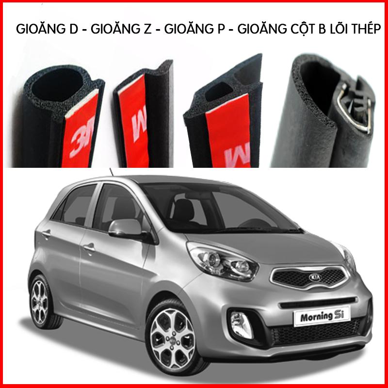 Gioăng cao su chống ồn đầy đủ cho xe hơi KIA Morning Si (Gioăng D, P, Z, B lõi thép)