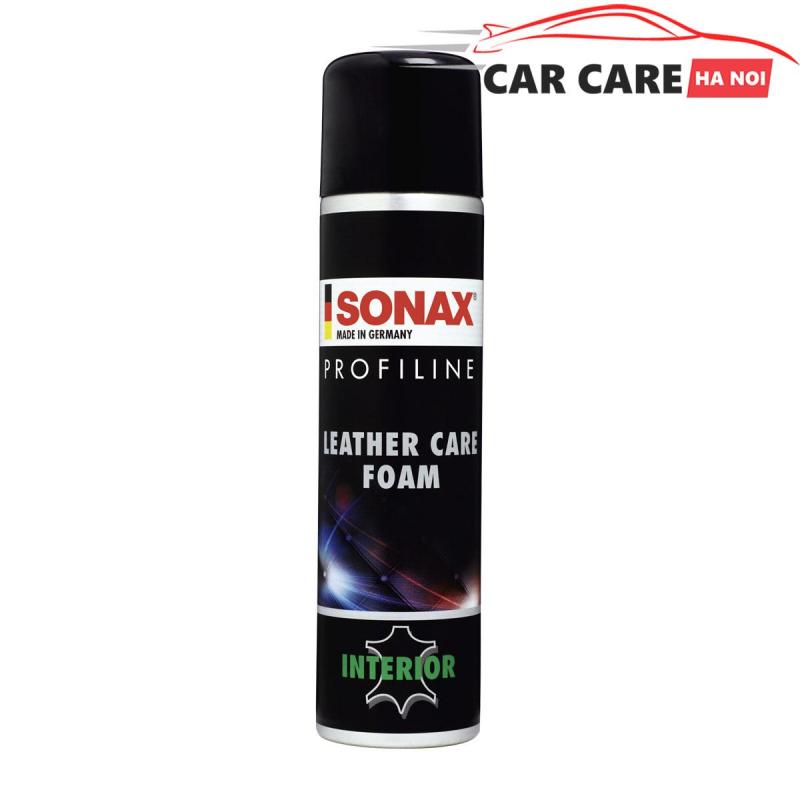 Chai xịt bọt làm sạch và bảo dưỡng da Sonax Leather Care Foam 400ml