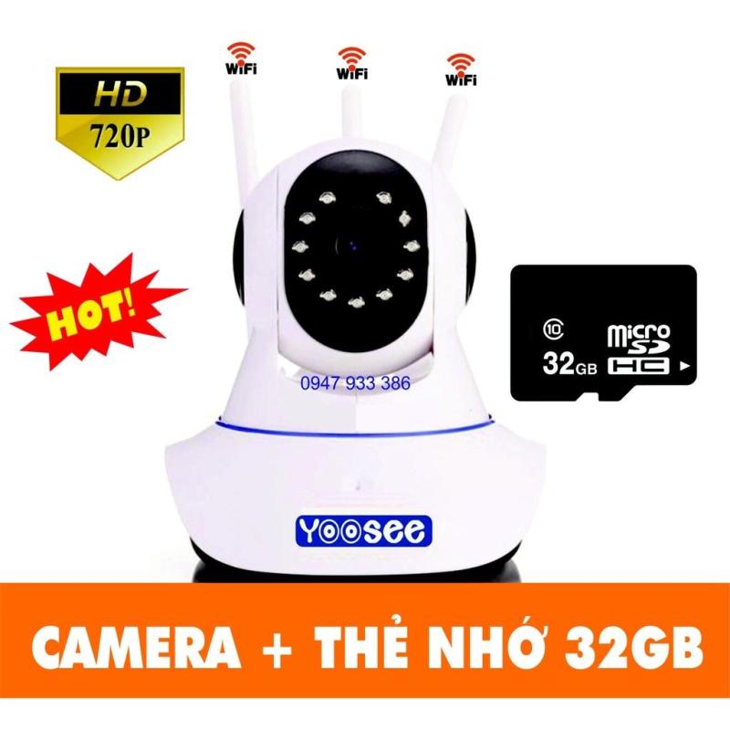 Camera Wifi YooSee 3 Anten HD720P + Thẻ 32Gb Chuyên Dụng CAMERA