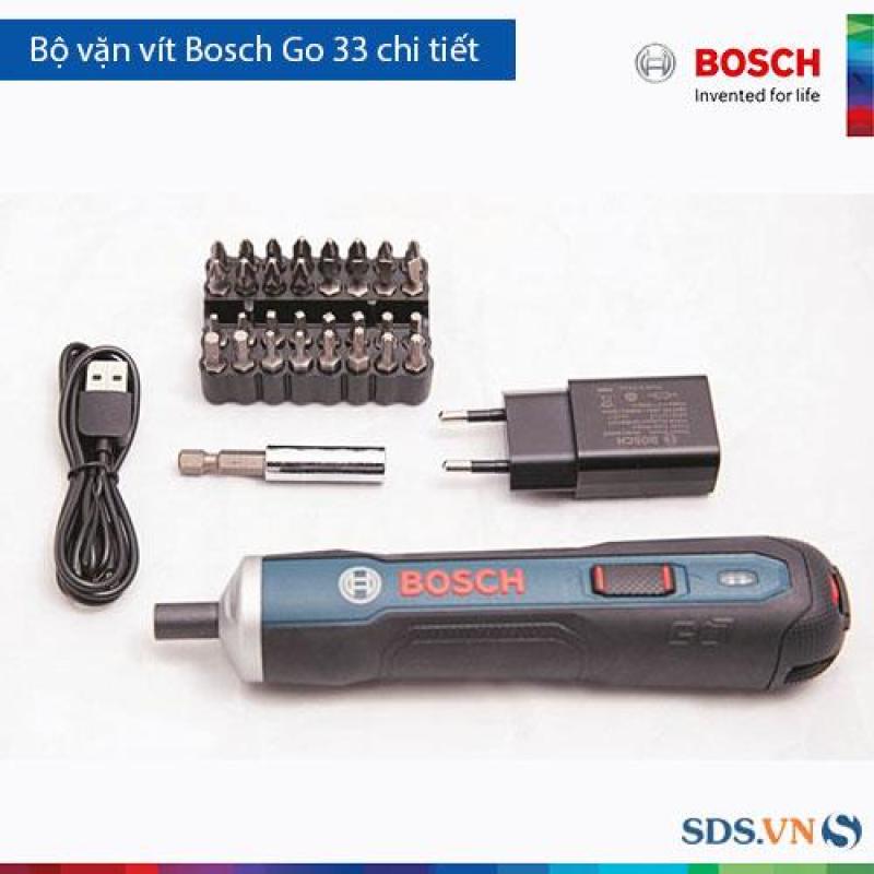 Bảng giá Bộ vặn vít pin Bosch Go và 33 chi tiết đựng hộp nhựa bền chắc