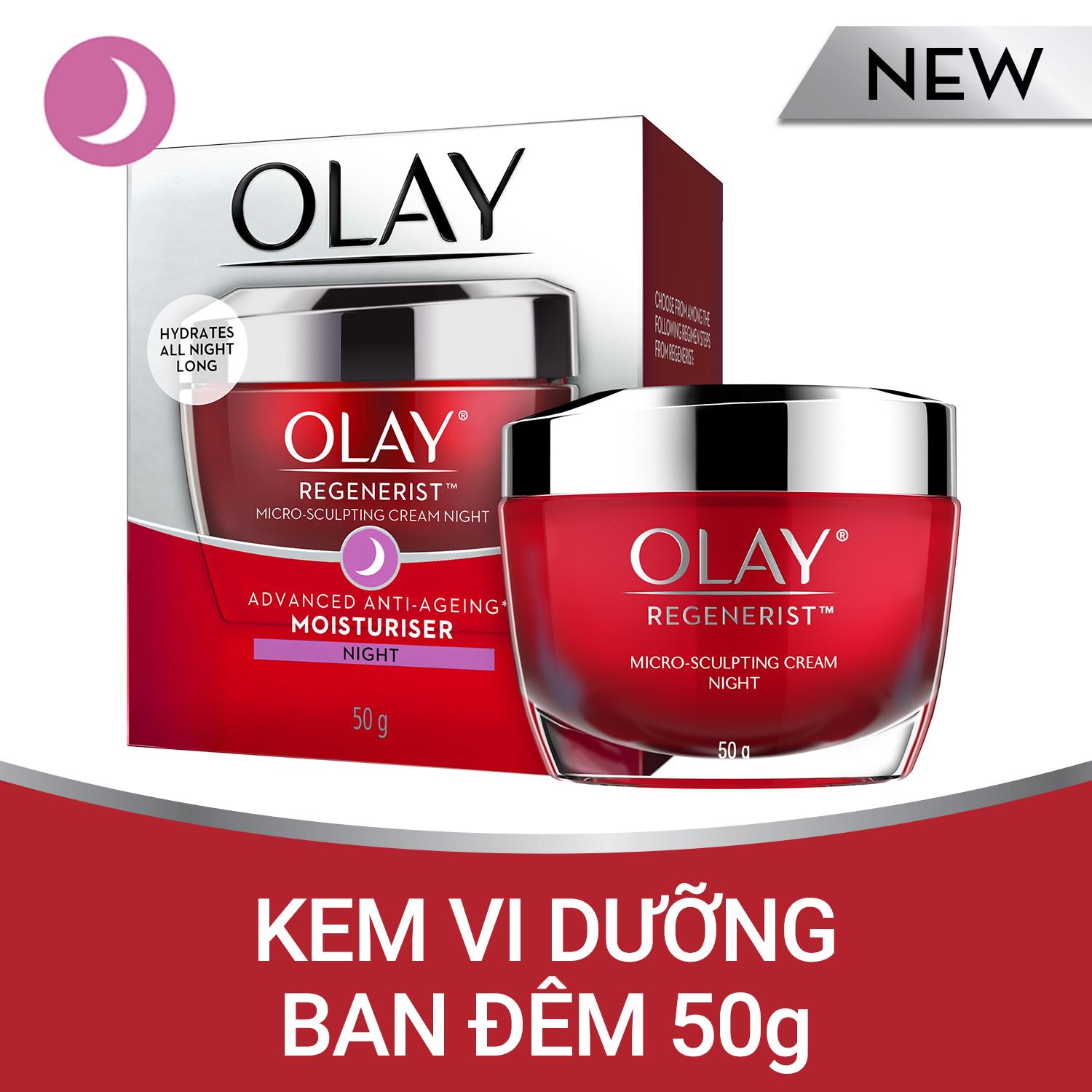 Kem Vi Dưỡng Ban Đêm Olay Regenerist 50g