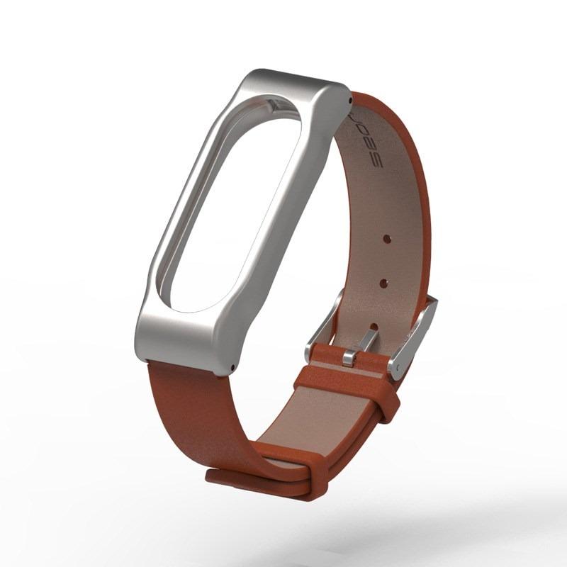 Dây đeo da Mijobs thay thế dành cho Xiaomi Miband 2