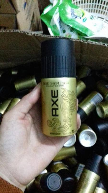 3 chai Xịt khử mùi AXE Gold Temptation mini (50ml) = 150ml + tặng 1 túi đựng mỹ phẩm tốt nhất