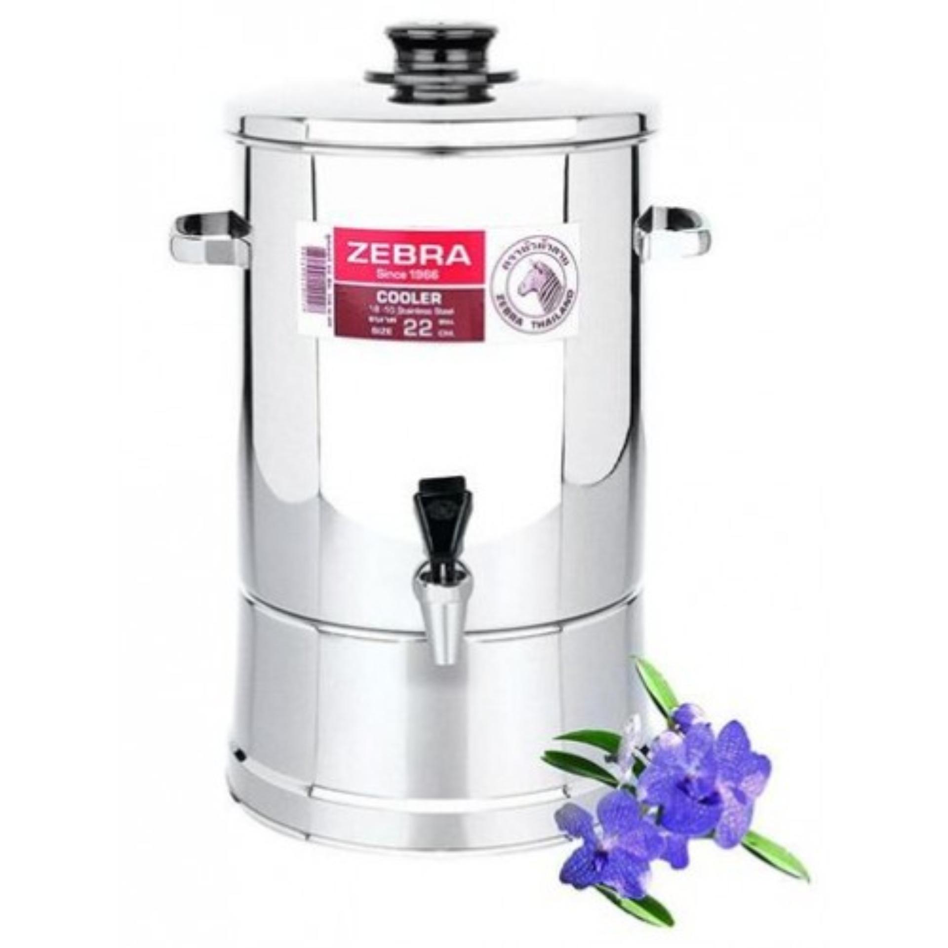 Thùng đựng nước zebra thái lan 30cm - 21.5l - 114030. nhập khẩu thái lan, inox 304 cao cấp siêu bền, tuyệt đối an toàn cho sức khỏe