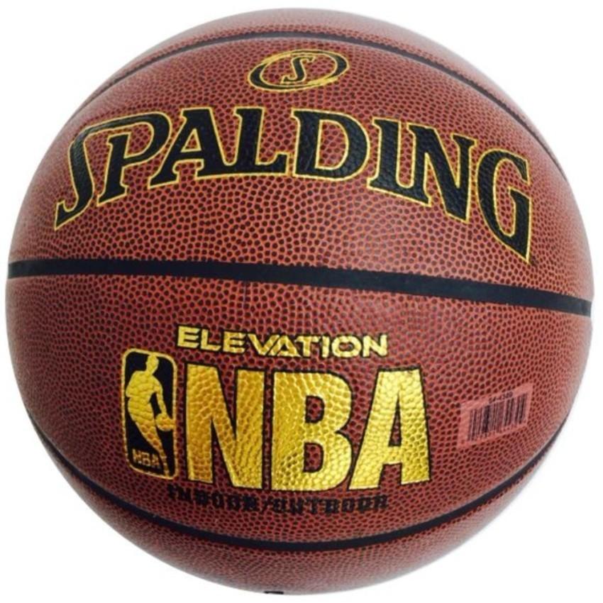 Bóng rổ số 7 Spalding NBA da PU cao cấp (đạt tiêu chuẩn thi đấu) + Tặng kim bơm + Lưới đựng bóng