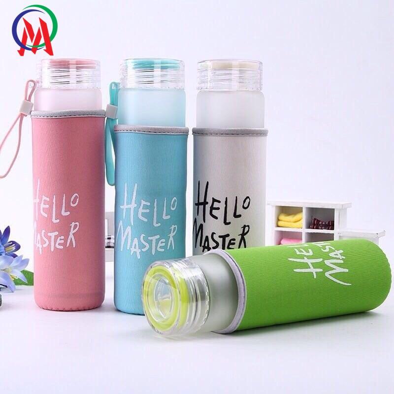 Bình giữ nhiệt thủy tinh hello master 480ml