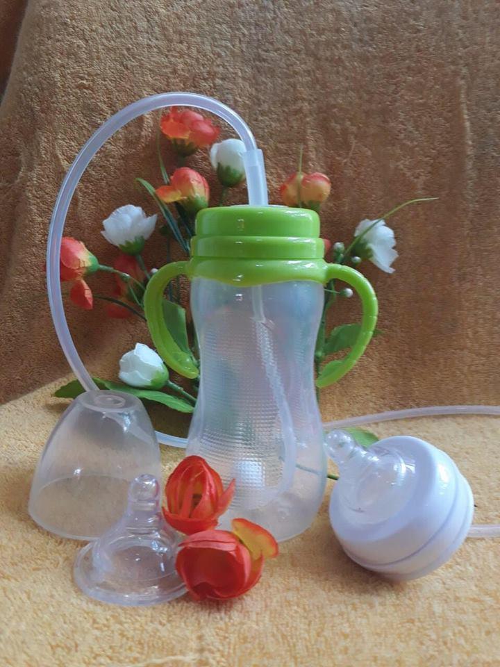 Bình sữa rảnh tay cho bé
