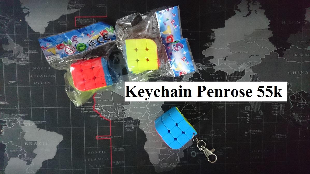 Phụ kiện Rubik . Keychain Penrose
