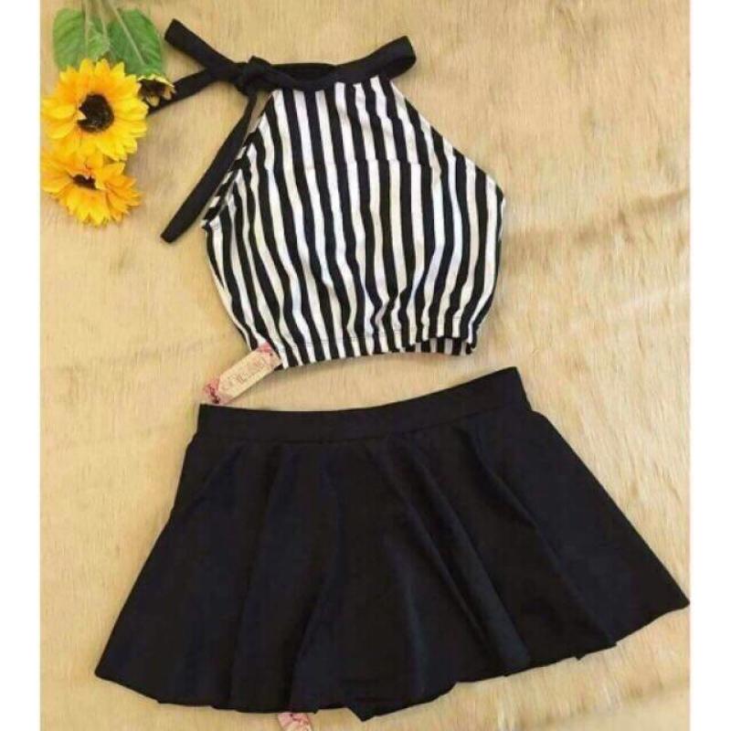 Nơi bán Bikini yếm sọc kín đáo