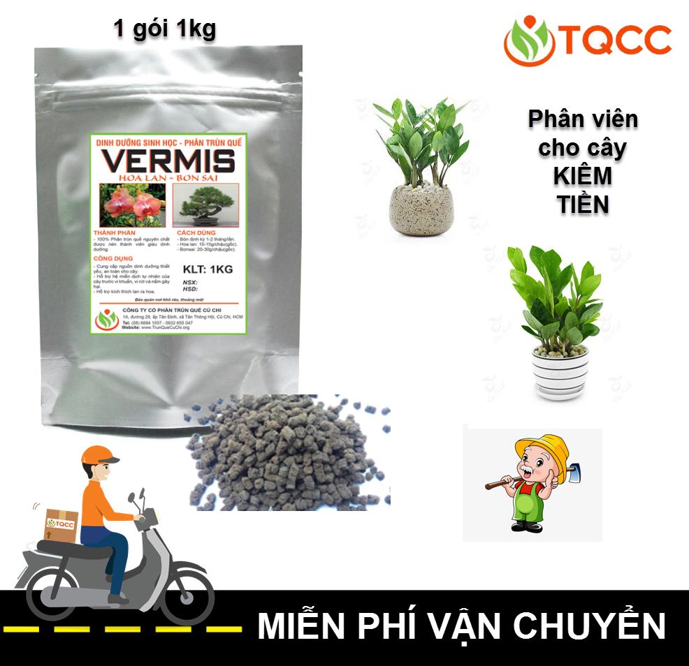 [HCM]Phân trùn quế vermis cho cây kim tiền gói 1kg