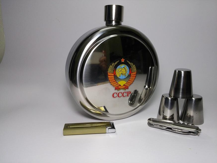 Bình đựng rượu inox 1.2 lít 42oz tặng kèm phễu