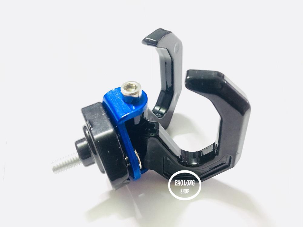 Móc treo đồ xe máy (2 móc xoay 180*) màu Xanh