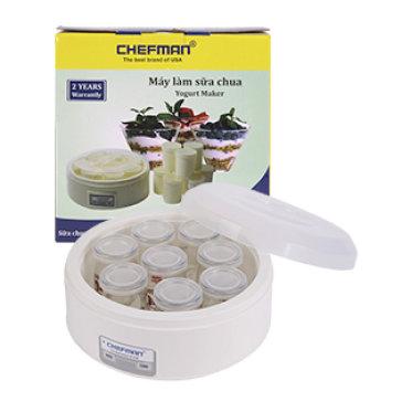 Máy làm sữa chua chefman 8 hũ thuỷ tinh