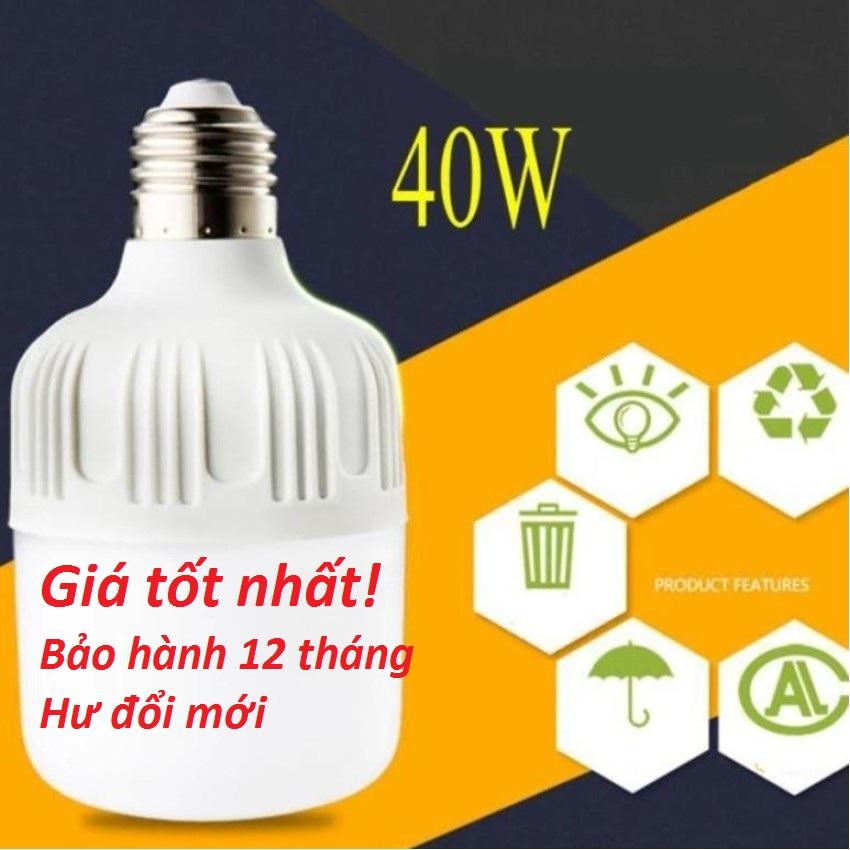 Bóng đèn led tat 40w e27 công suất lớn