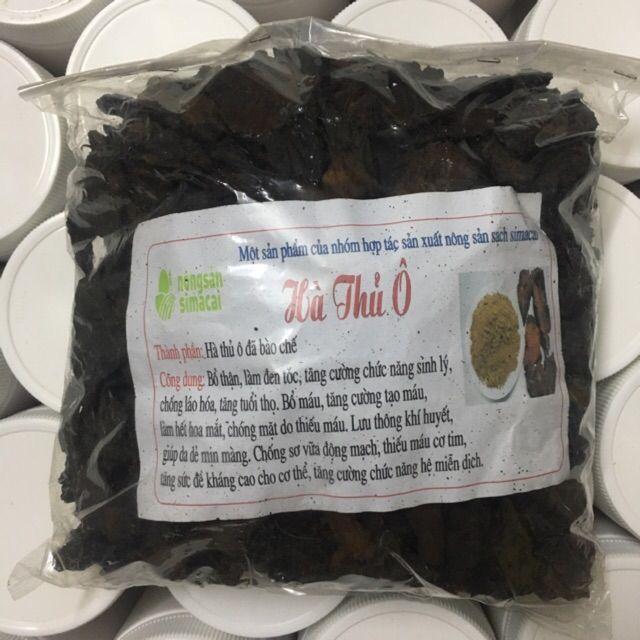 Hà Thủ Ô miếng đã chế đậu đen pha uống tiện lợi 1kg