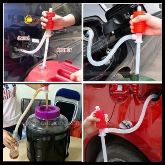 Dụng cụ bơm hút xăng dầu chất lỏng đa năng