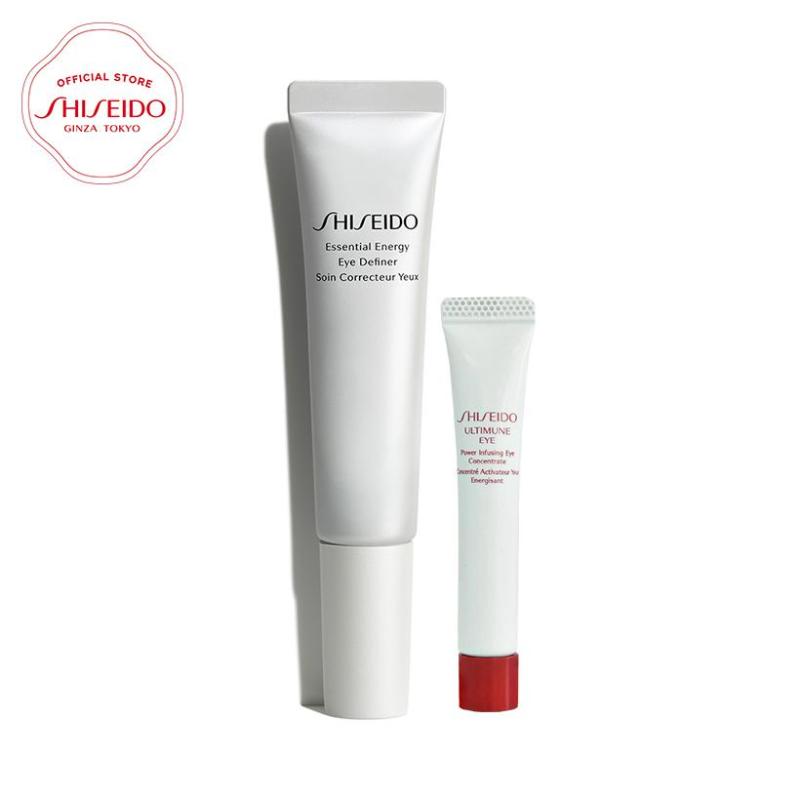 Bộ đôi dưỡng mắt Shiseido Essential Energy Eye Definer và Ultimune Eye Power Infusing Concentrate
