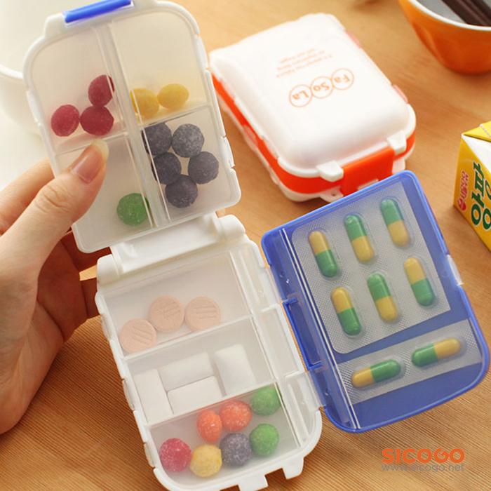 Hộp đựng thuốc 3 tầng 8 ngăn