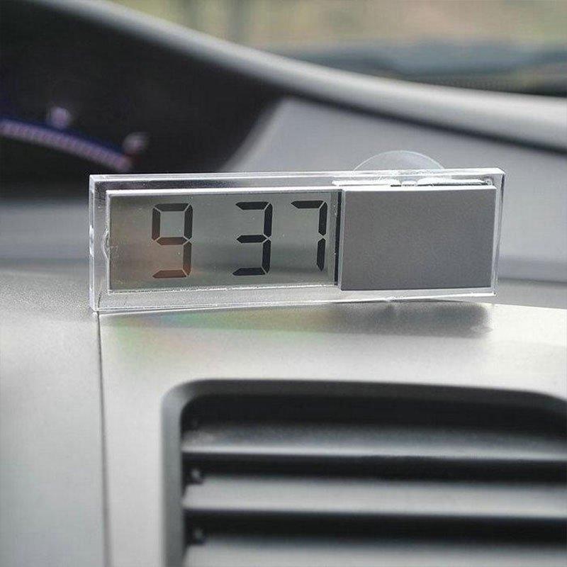 Đồng hồ kỹ thuật số màn hình LCD chuyên dụng cho xe ô tô HU-CT0014 ChoTo (màu Trắng)
