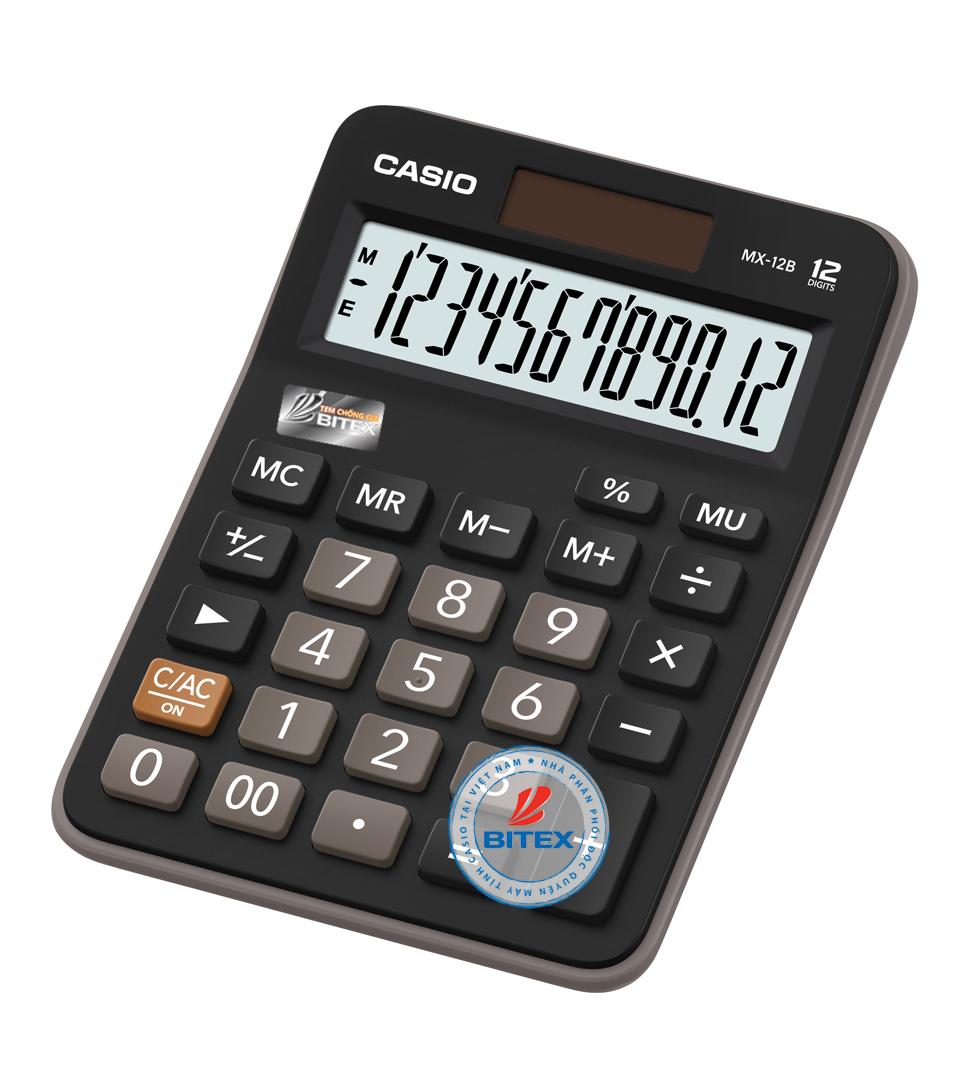 Máy tính casio 12 số mx-12b
