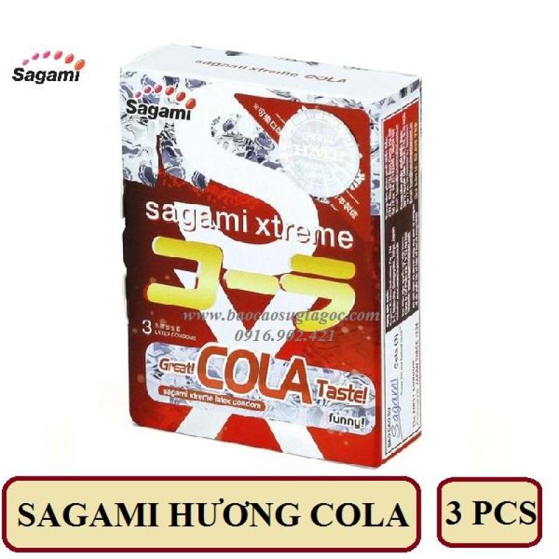 Bao cao su Sagami Cola (hộp 3 bao) cao cấp